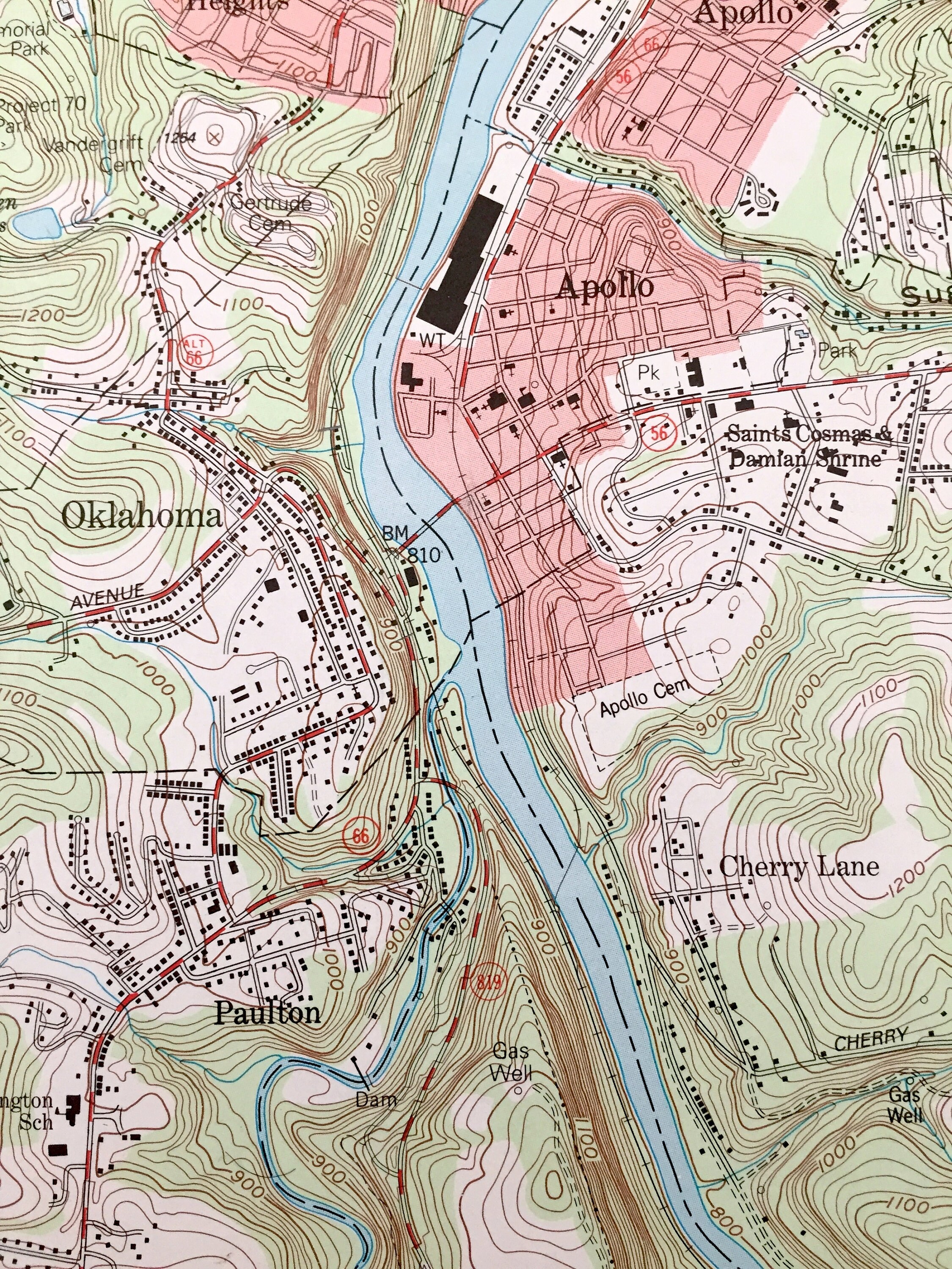 Antique Vandergrift Pennsylvania 1993 US Geological Survey Etsy
