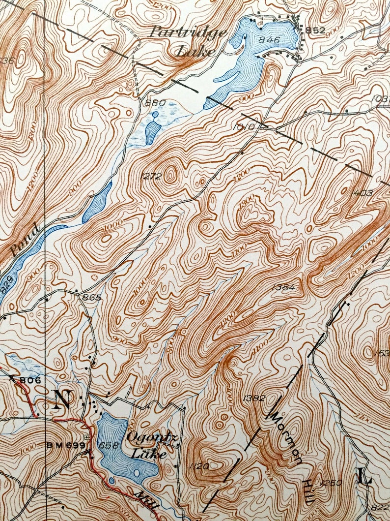 Antique Littleton New Hampshire 1931 US Geological Survey Etsy