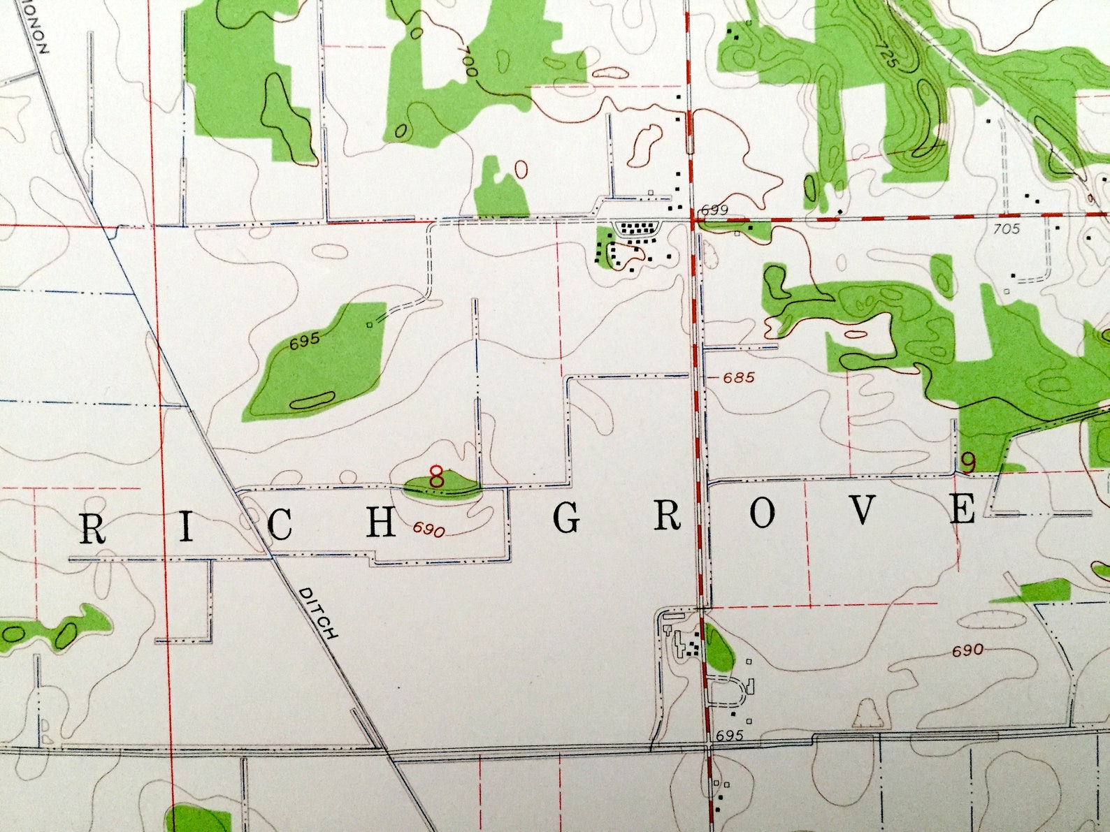 Antique North Judson Indiana 1959 US Geological Survey Etsy UK