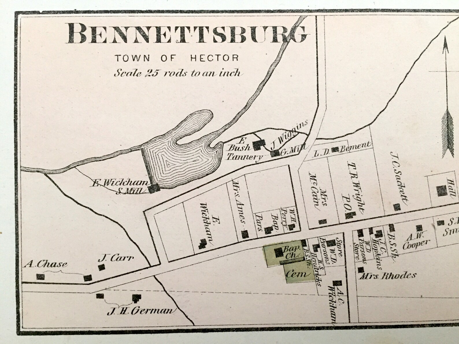 Antique 1874 Burdett & New York Map from Etsy
