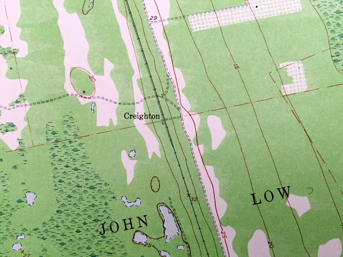 Antique Edgewater Florida 1950 US Geological Survey Etsy