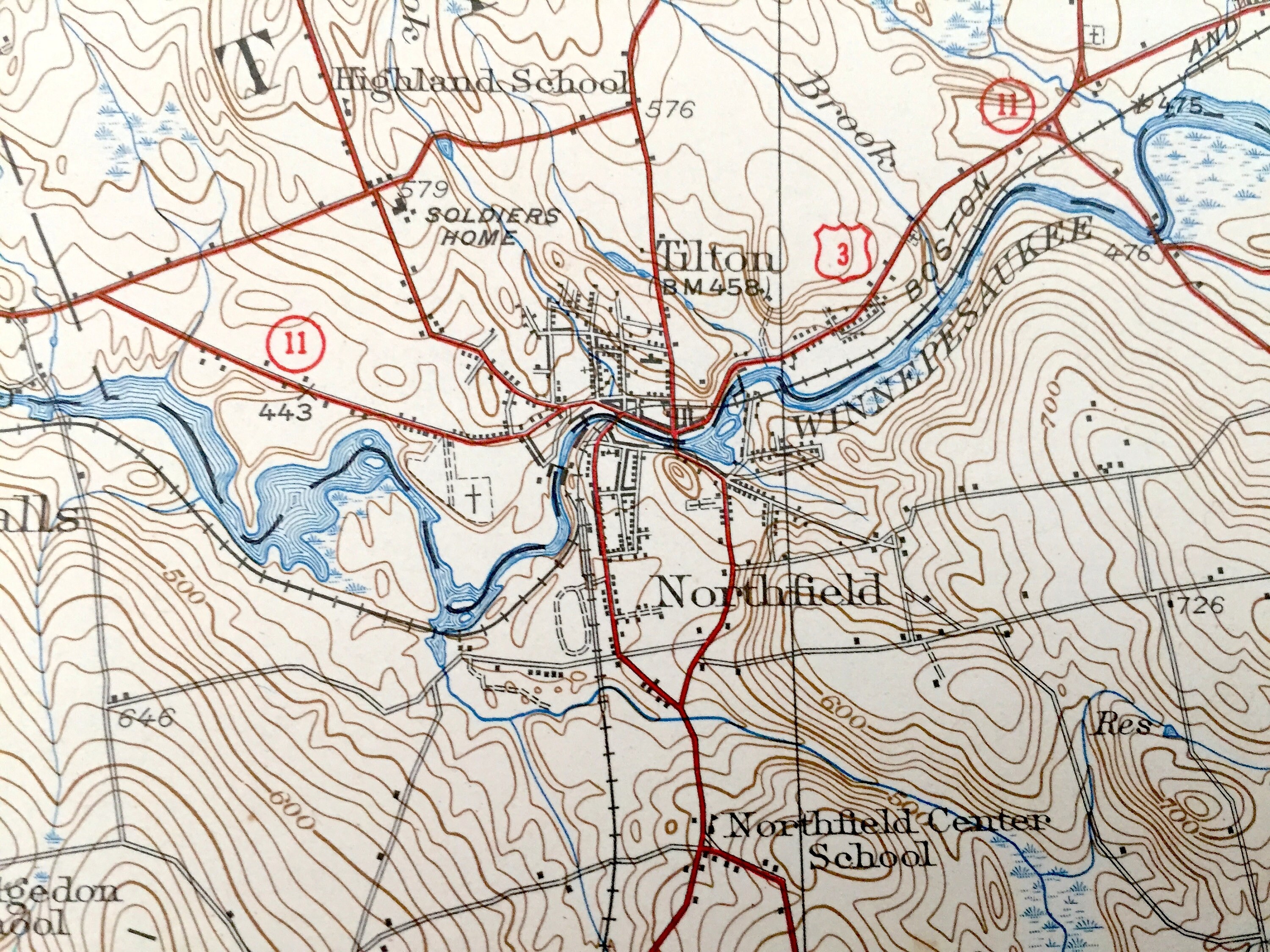 Antique Penacook New Hampshire 1927 US Geological Survey Etsy