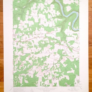 Carte topographique antique d'Eau Claire, Pennsylvanie, 1963 US Geological Survey - comté de Butler, comté de Venango, Allegheny, Scrubgrass, Pennsylvanie