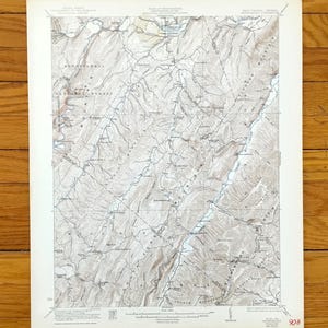 Antique Petersburg, West Virginia 1922 US Geologische Untersuchung Topographische Karte - Hardy Grant Pendleton County, Monongahela Forest Potomac VA WV