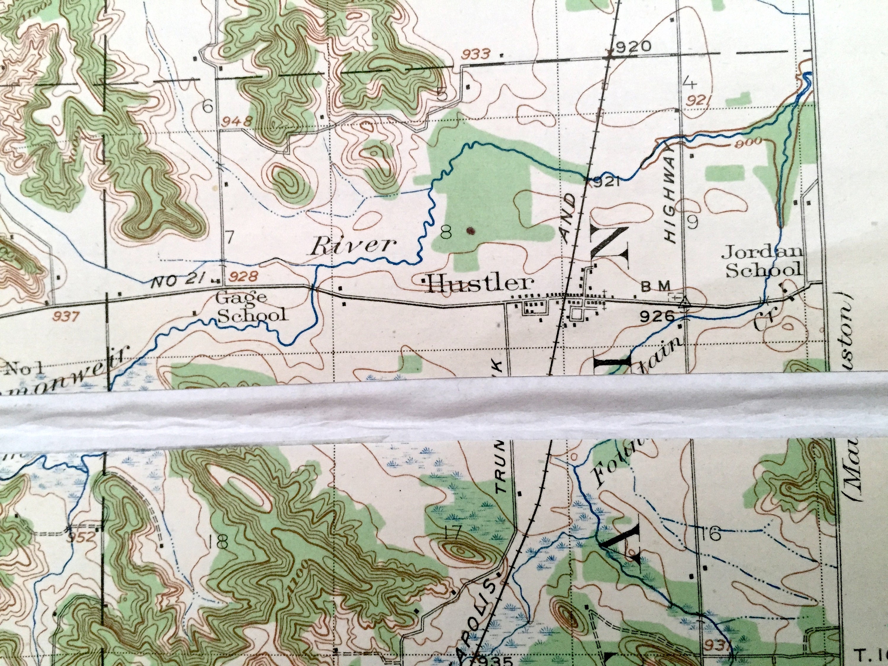 Antique Kendall Wisconsin 1921 US Geological Survey Etsy UK