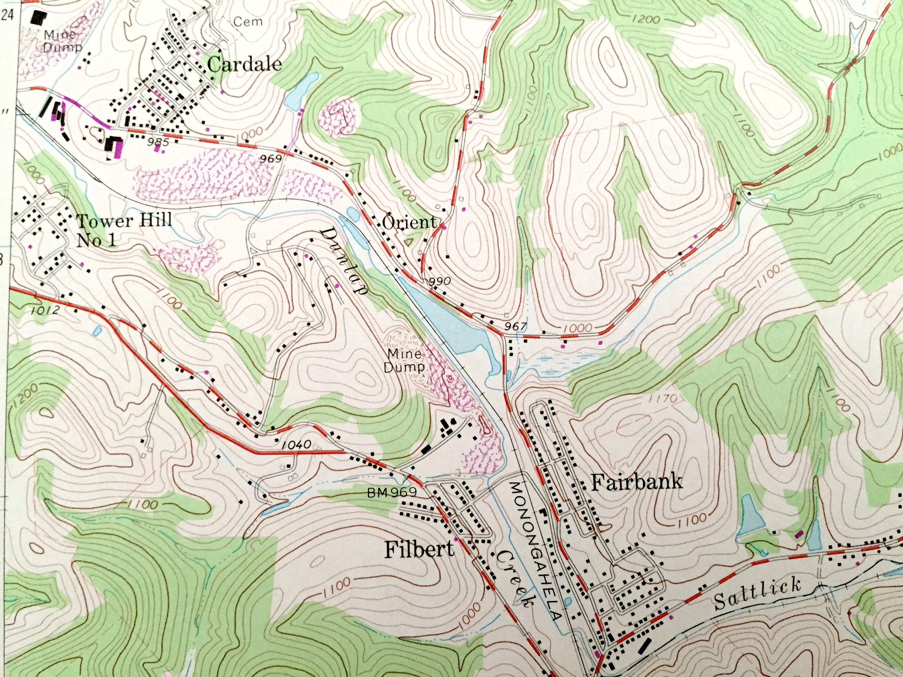 Antique New Salem Pennsylvania 1964 US Geological Survey Etsy
