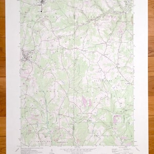 Ancienne carte topographique de Chicora, Pennsylvanie, 1964 US Geological Survey - comté de Butler, comté d'Armstrong, Fairview, Brandys Bend, Donegal