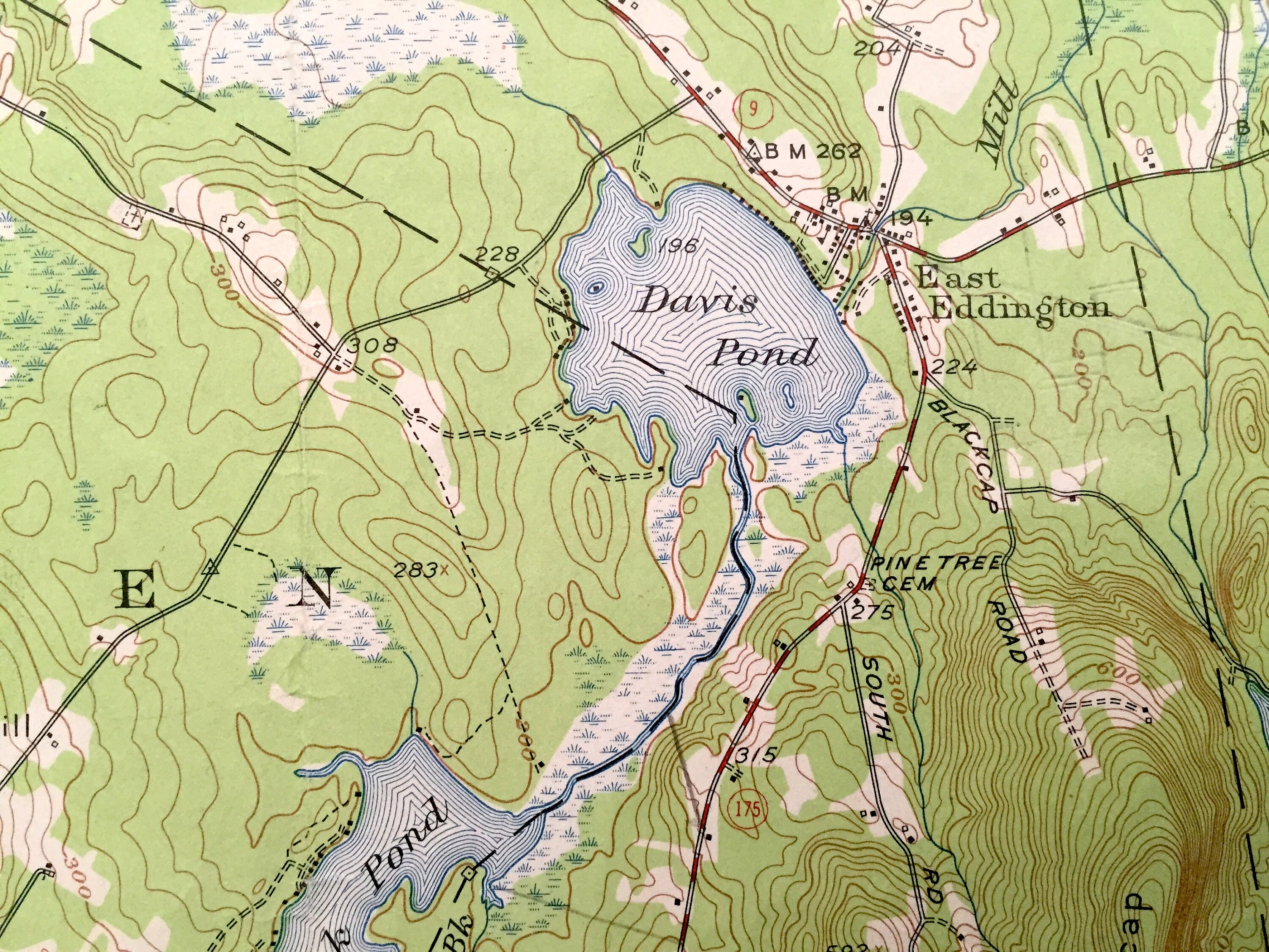 Antique Orono & Old Town Maine 1955 US Geological Survey Etsy