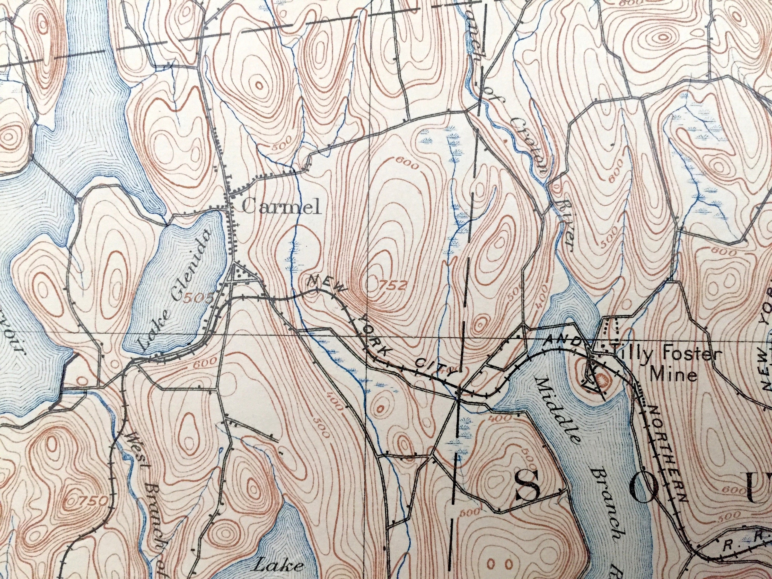 USGS 1894-23 x 31.13 Carmel New York Sheet 