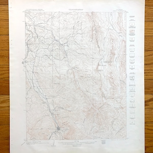 Antike Ouray, Colorado 1904 US Geologische Dienst Topographische Karte - Uncompahgre National Forest, Gunnison, Hinsdale County, Chimney Peak
