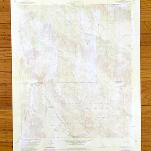 Antike Collin-Valley, Kalifornien 1959 US Geologische Dienst Topographische Karte - Anza-Borrego Desert Park, Riverside San Diego County, CA
