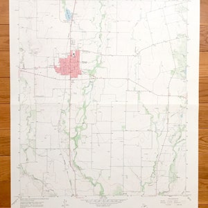 Antique Winters, Texas 1967 US Geological Survey Topographic Map – Runnels County, Bluff Creek, Old Lake Winters