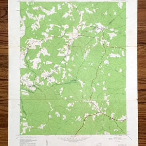 Antik Clayville, Virginia 1943 US 1943- Amelia, Powhatan, Chesterfield County, Moseley, Skinquarter Creek VA
