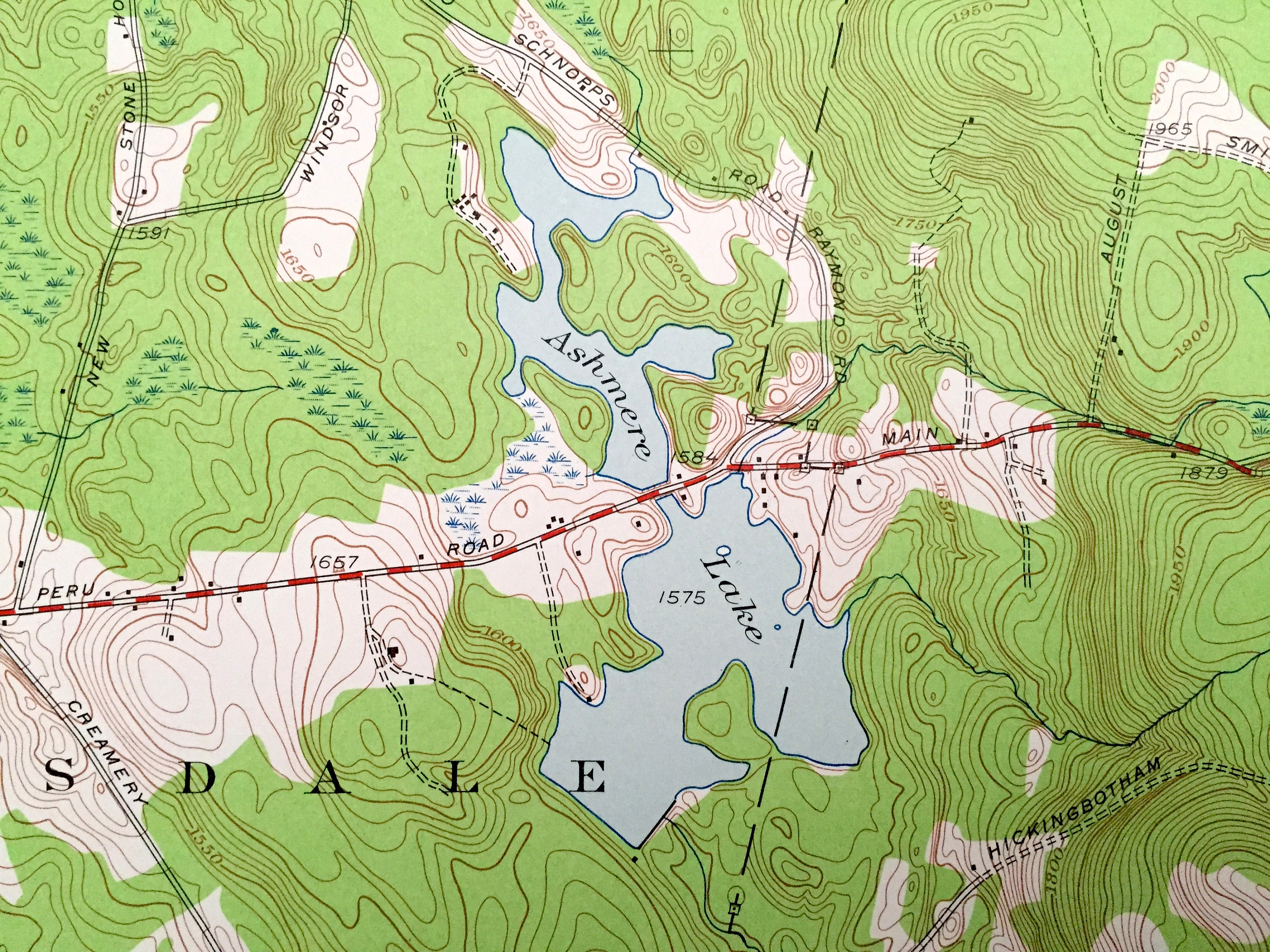 Antique Peru Massachusetts 1945 US Geological Survey Etsy