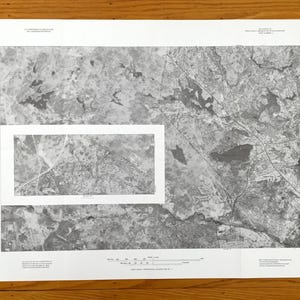 Ancienne carte de recherche géologique des sols de Middleton, Massachusetts, 1977 - comté d'Essex, Peabody, North Andover, Reading, Lynnfield, Boxford, MA