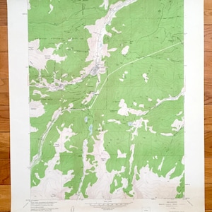 Antique Georgetown, Colorado 1957 US Geological Survey Topographic Map – Clear Creek County, Arapaho Forest, Sugarloaf Peak, Silver Plume CO