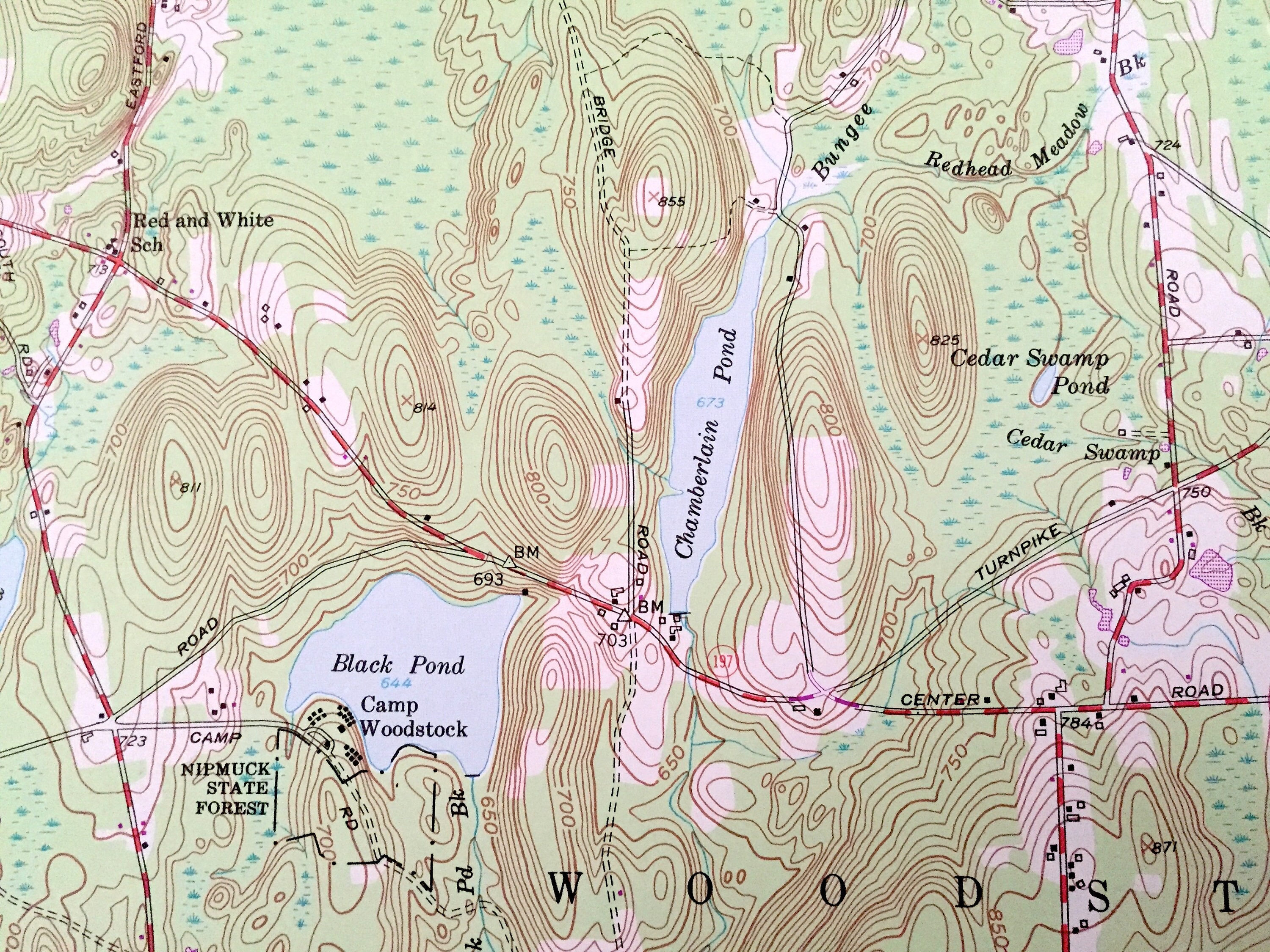 Antique Eastford Connecticut 1953 US Geological Survey Etsy