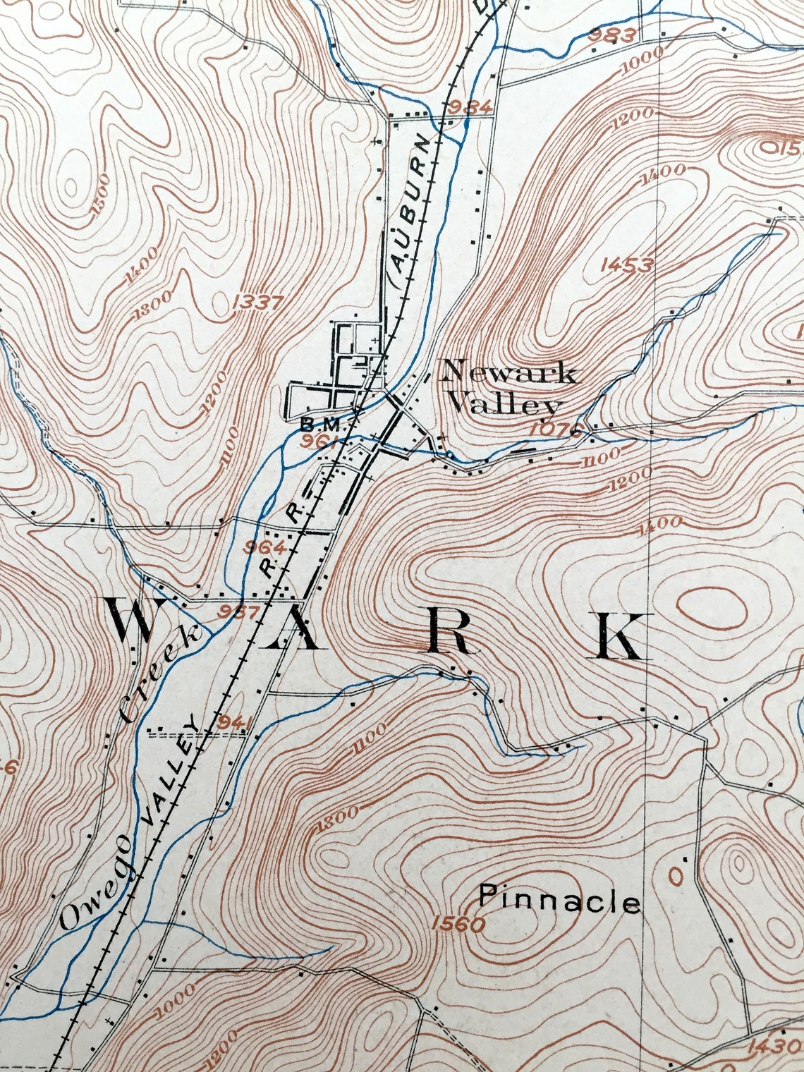 Antique Apalachin New York 1904 US Geological Survey Etsy