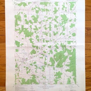 Antique Randolph, New York 1962 US Geological Survey Topografische kaart - Cattaraugus County, Conewango, Napoli, Cold Spring, Allegany, NY