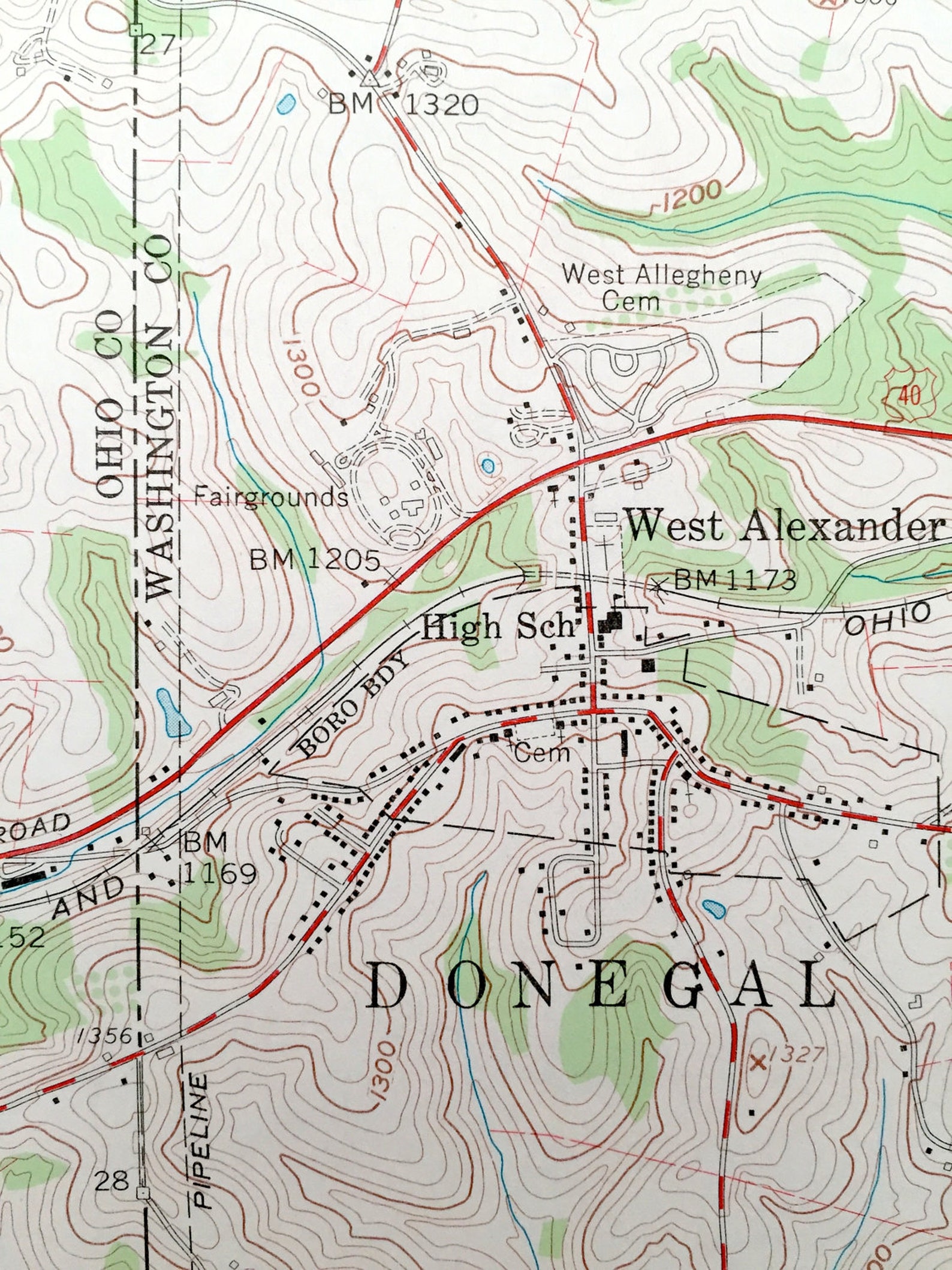 Antique Valley Grove West Virginia & Donegal Pennsylvania Etsy