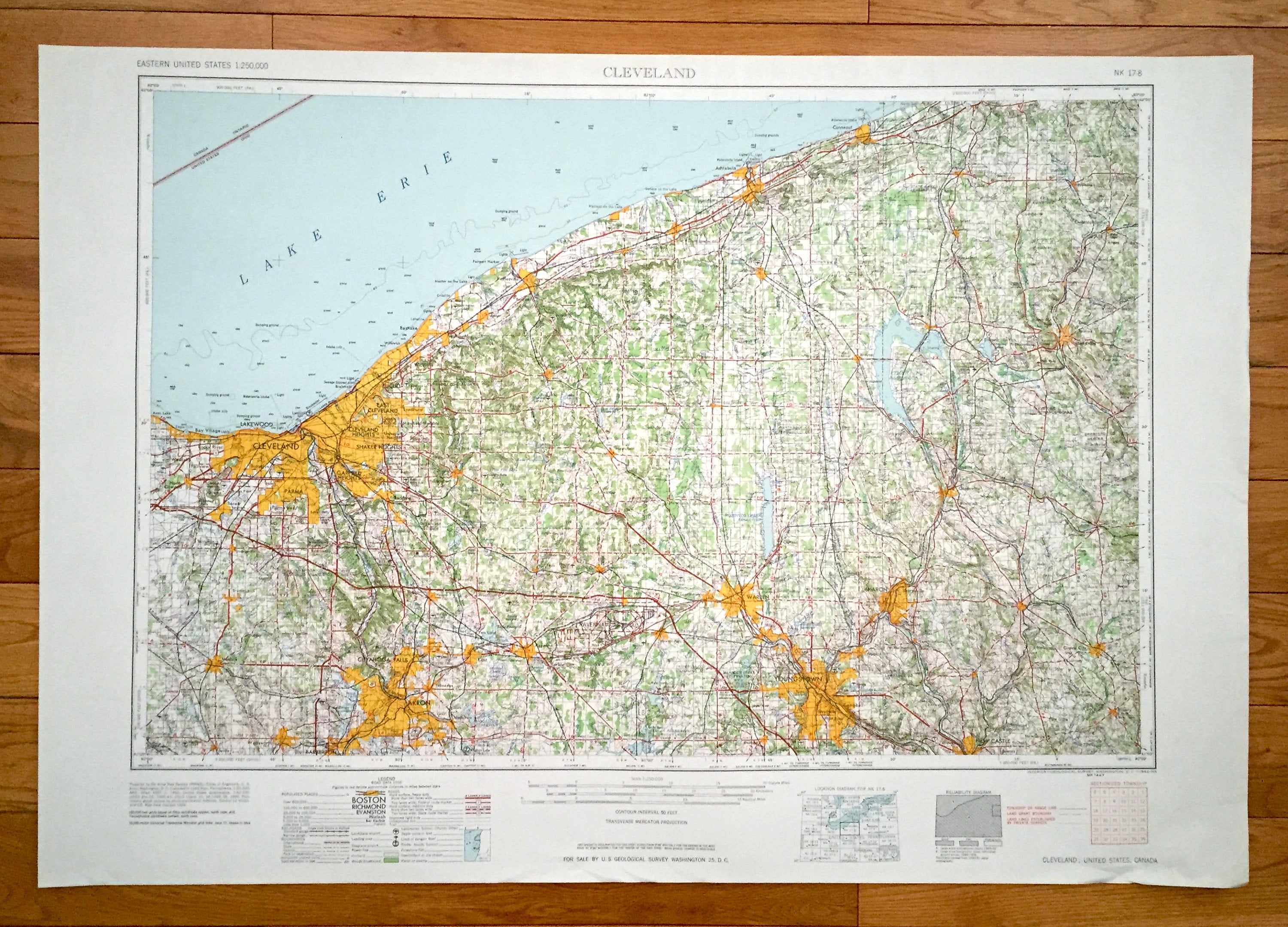 額装品　西洋古地図　1664年　J.ブラウ　ウェールズ・モンゴメリー州 1656年のニュージャージーの地図 : r/newjersey
