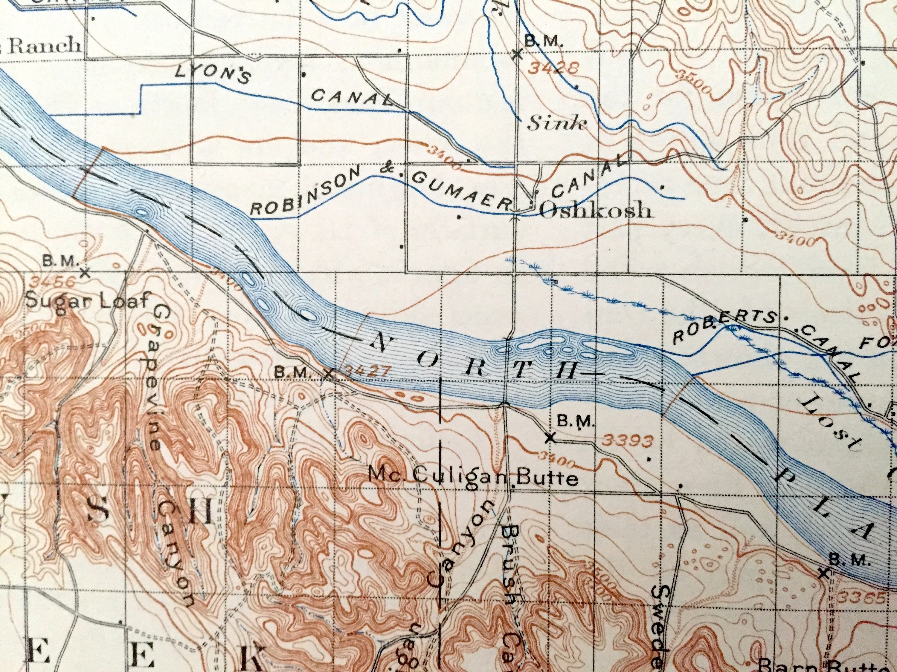 Antique Chappell Nebraska 1900 US Geological Survey Etsy