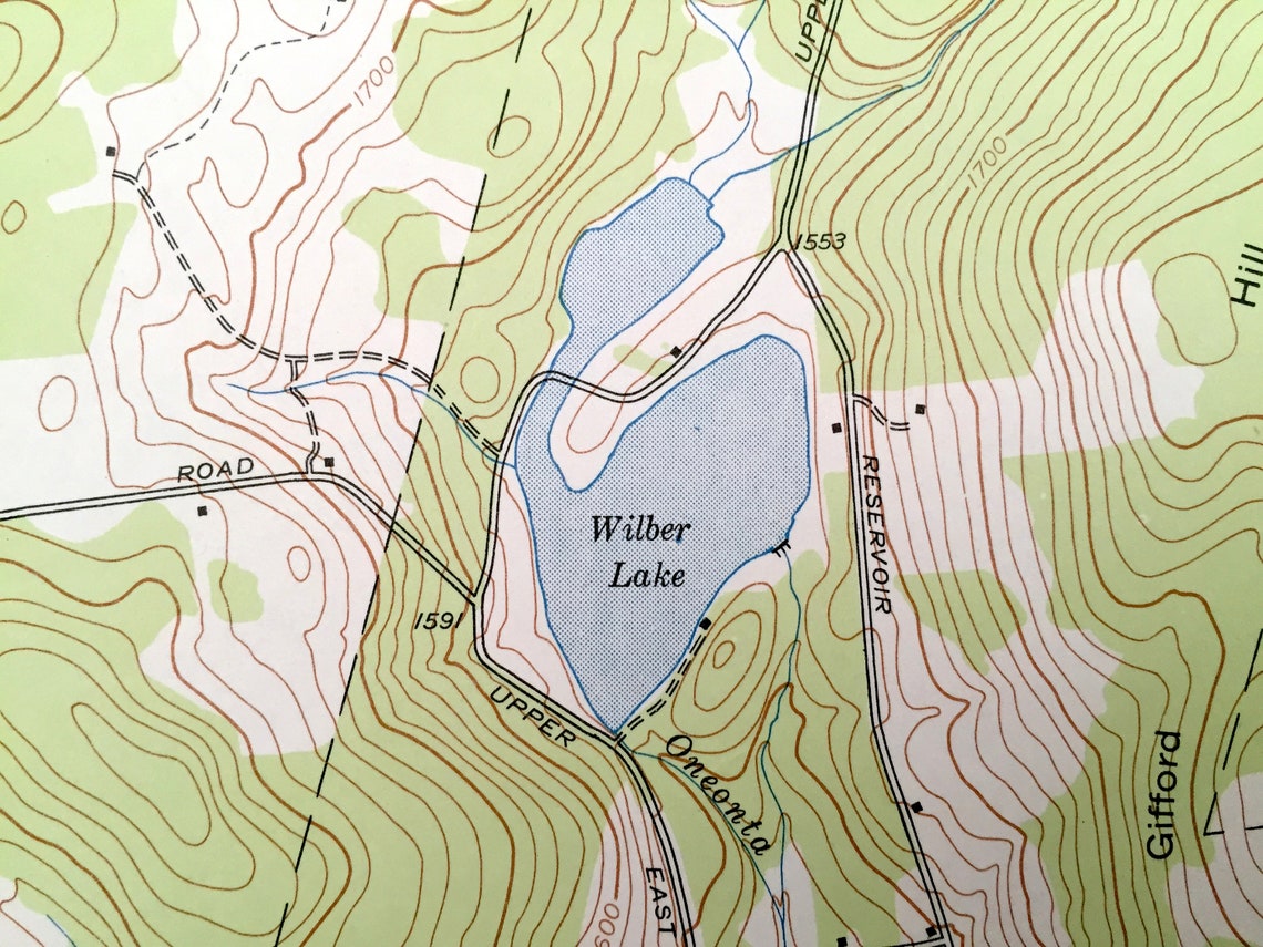 Antique Mt. Vision New York 1943 US Geological Survey Etsy