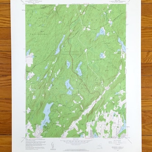 Antique Oscawana Lake, New York 1956 US Geological Survey Topographic Map – Dutchess, Putnam County, Fishkill, Philipstown, Kent, Carmel, NY