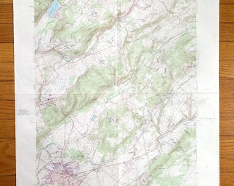 Antique Washington, New Jersey 1954 US Geological Survey Topographic Map – Warren, Hunterdon, Morris County, Lebanon, Liberty, Oxford, NJ