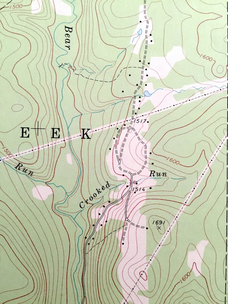 Antique Portland Mills Pennsylvania 1969 US Geological Survey Etsy