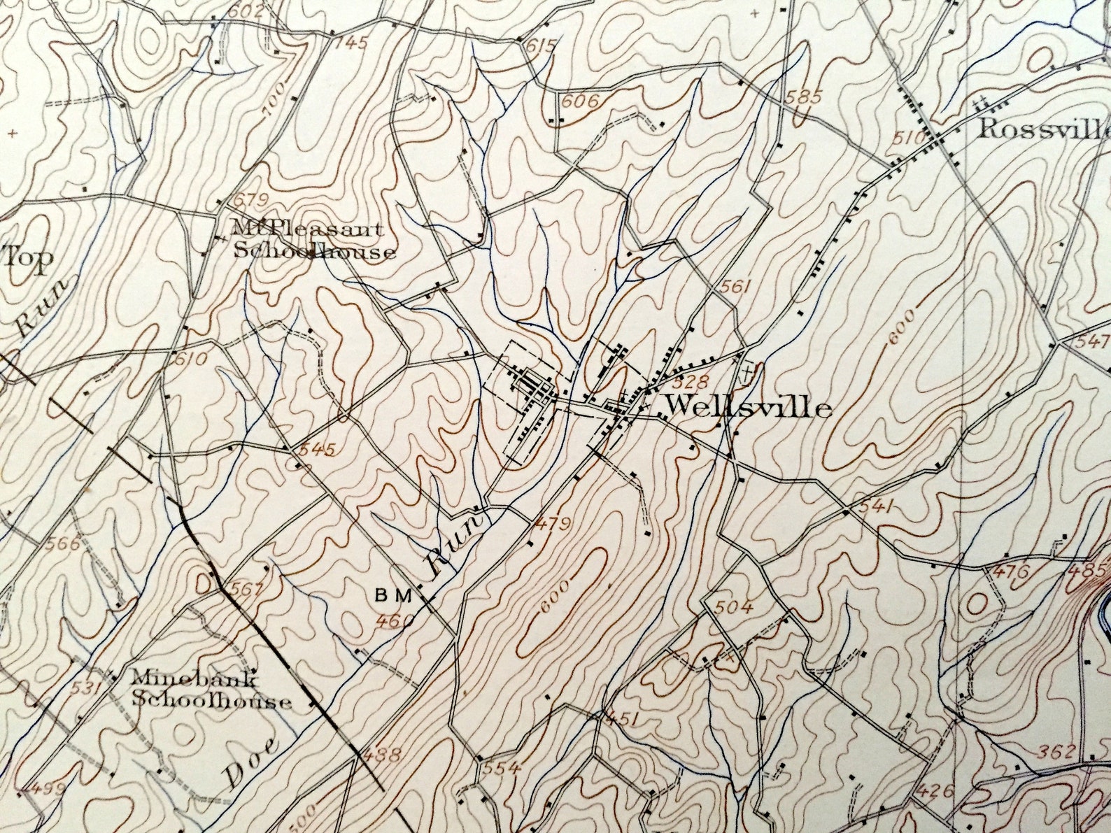 Antique New Cumberland Pennsylvania 1906 US Geological Survey Etsy