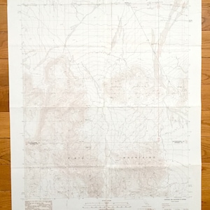 Antique Humbug Mountain, California 1985 US Geological Survey Topographic Map – San Bernardino County, Riverside, Old Dale, Pinto Mountains