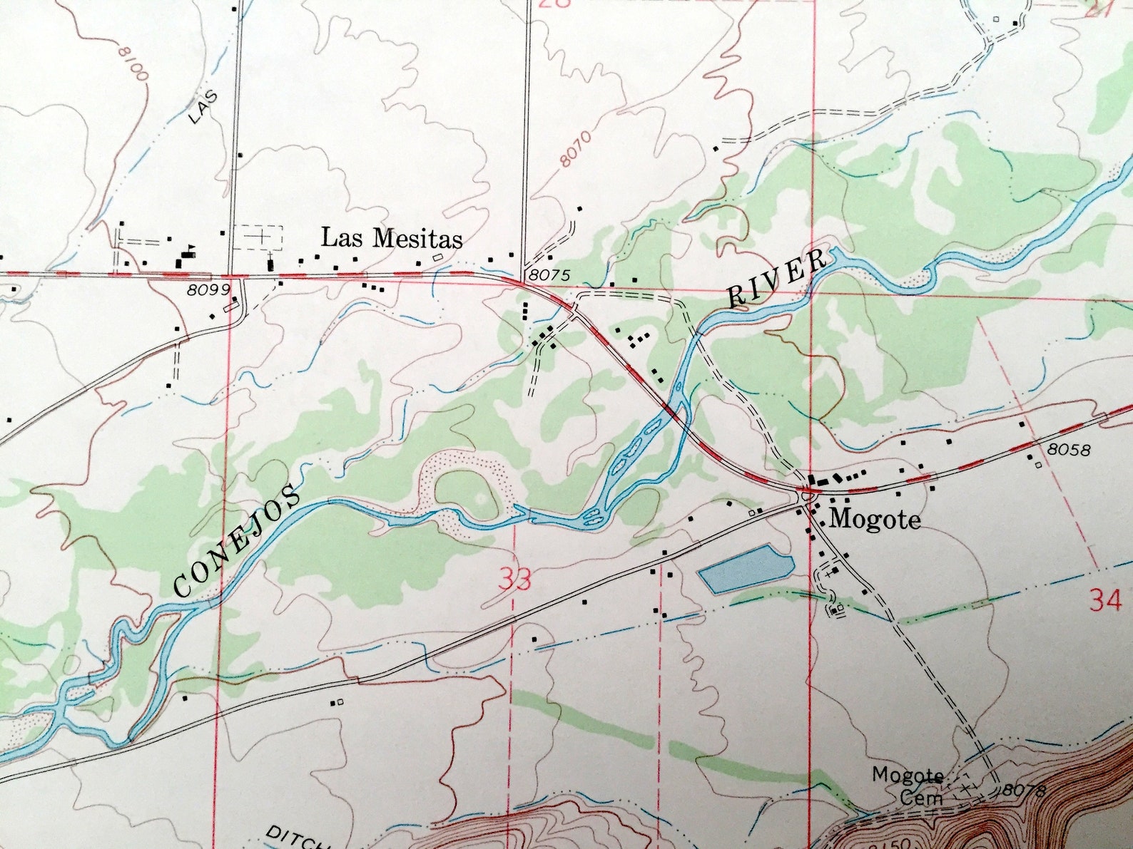 Antique Antonito Colorado 1967 US Geological Survey Etsy
