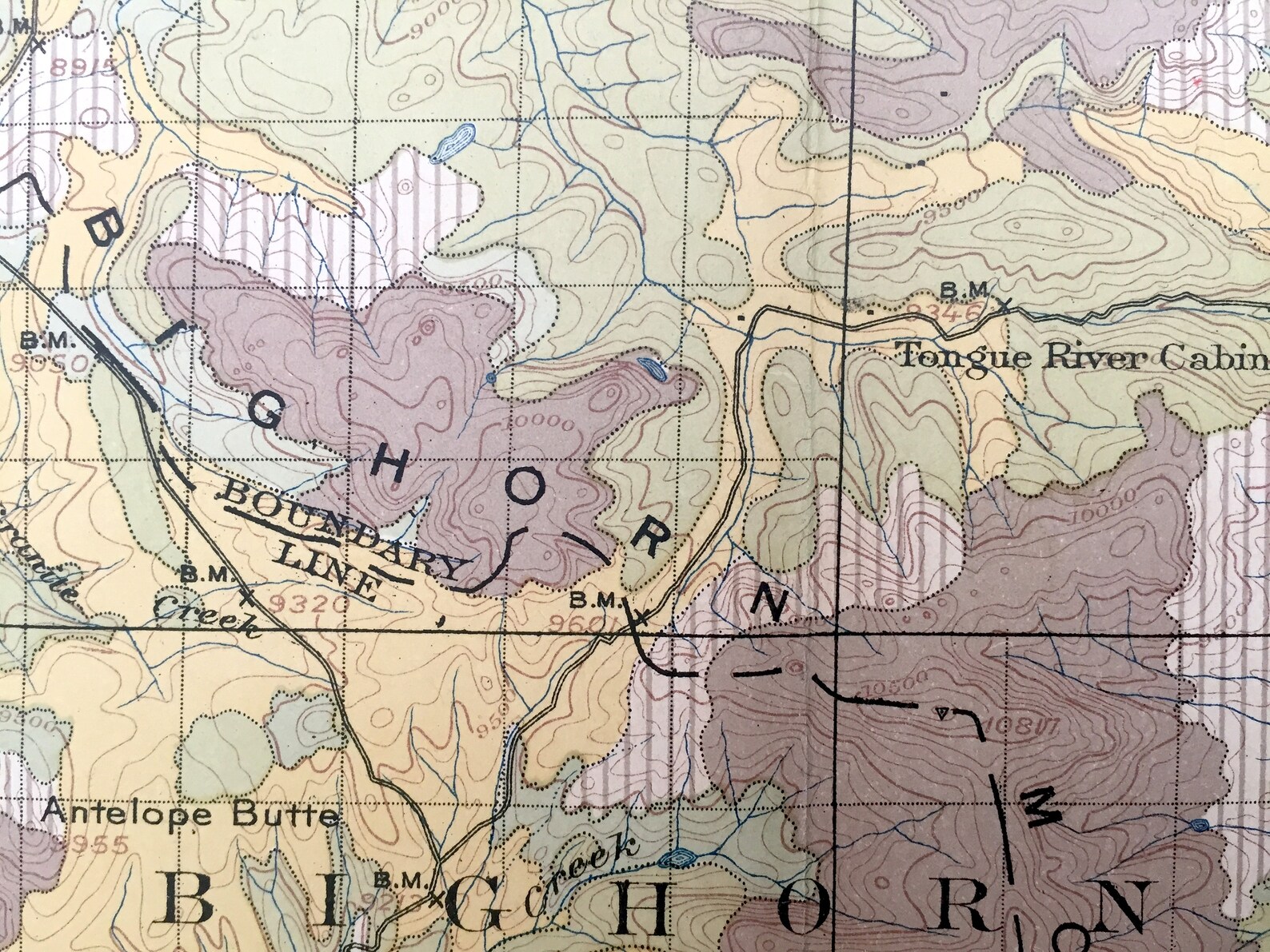 Antique Dayton Wyoming 1899 US Geological Survey Topographic Etsy España