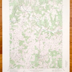 Antike Marion Center, Pennsylvania 1968 U.S. Geologische Übersicht Topographische Karte – McCormick, Georgeville, Mottarns Mühle, Marchand, Eiche