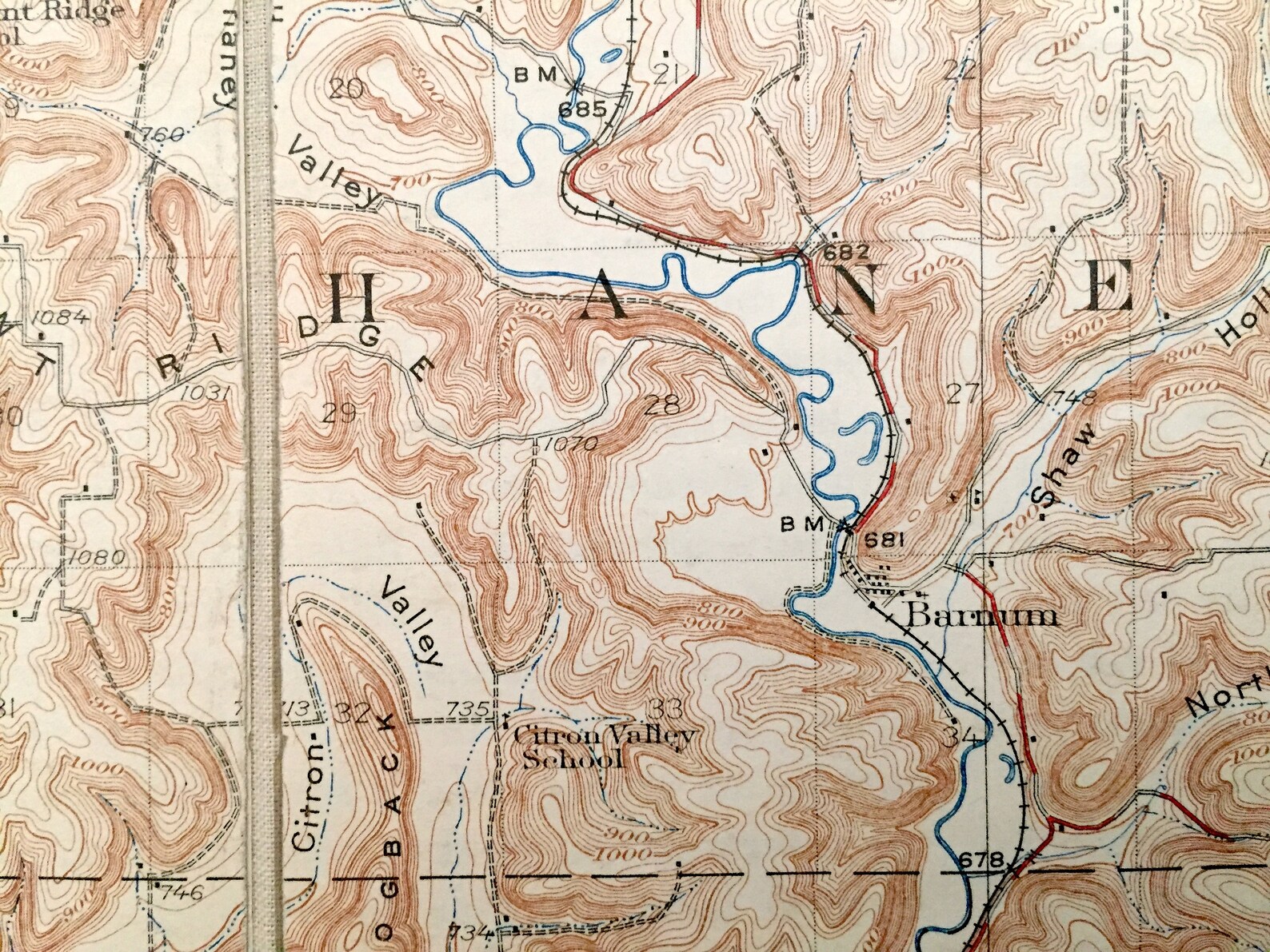 Antiguo Wauzeka Wisconsin 1926 US Geological Survey Mapa Etsy