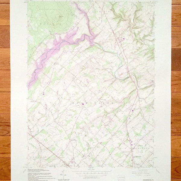 Map of Hilltown Map Etsy Canada