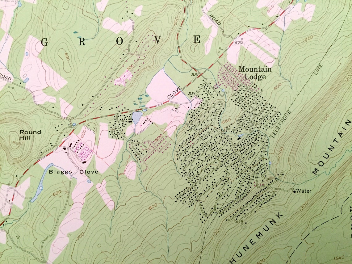 Antique Maybrook New York 1957 US Geological Survey Etsy
