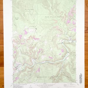 Antique Weedville, Pennsylvania 1970 US Geological Survey Topographic Map – Elk County, Jay, Benezette, Medix Run, Caledonia, State Forest