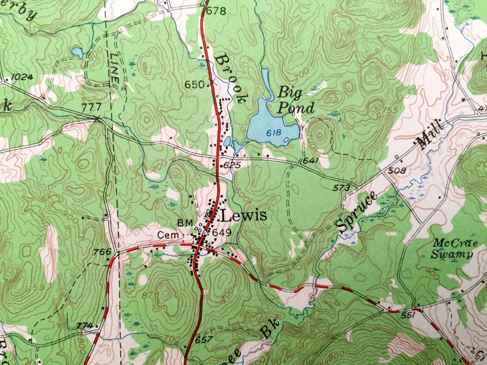 Antique Au Sable Forks New York 1953 US Geological Survey Etsy