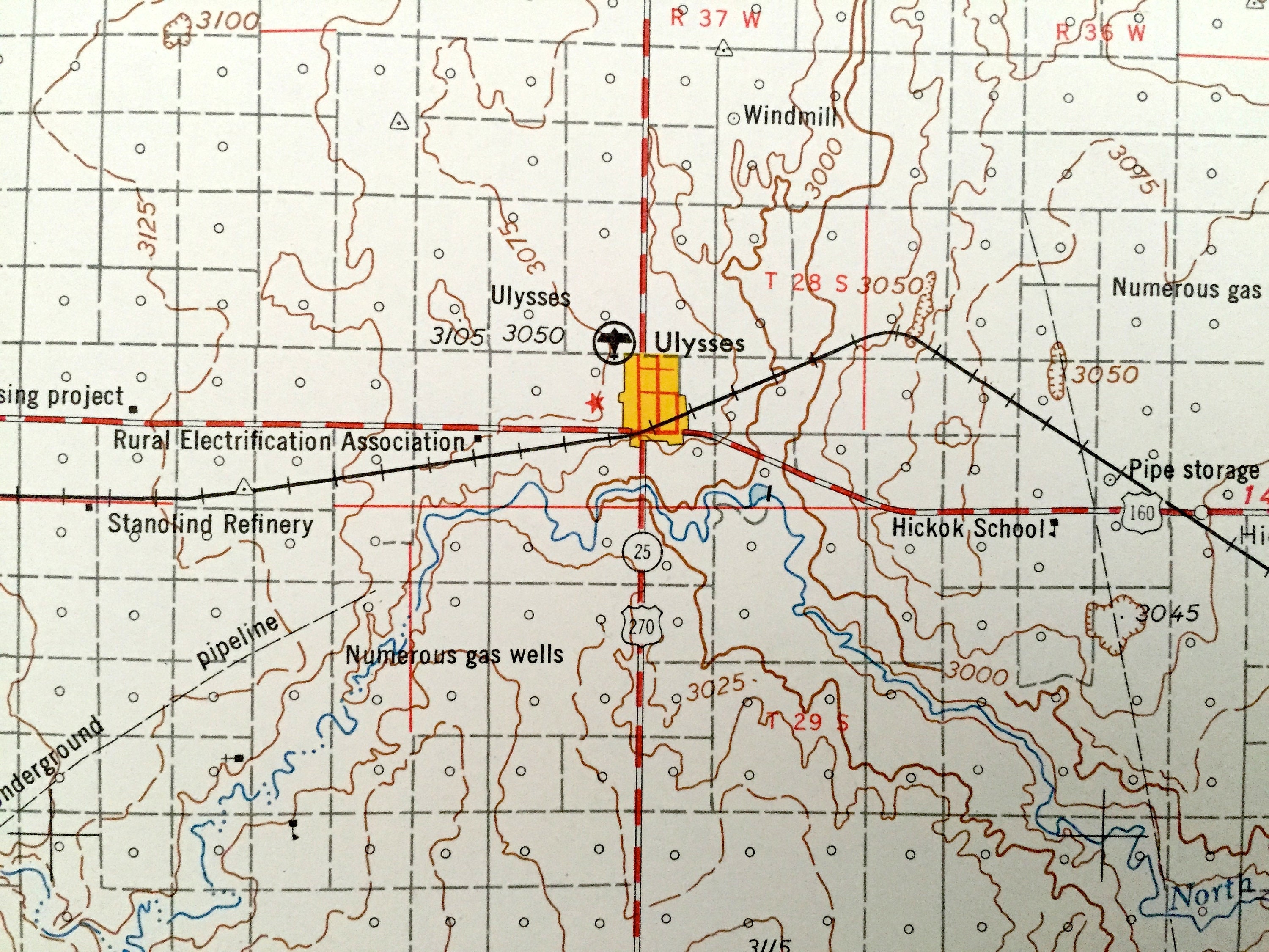 Antique Dodge City Kansas 1959 US Geological Survey Etsy