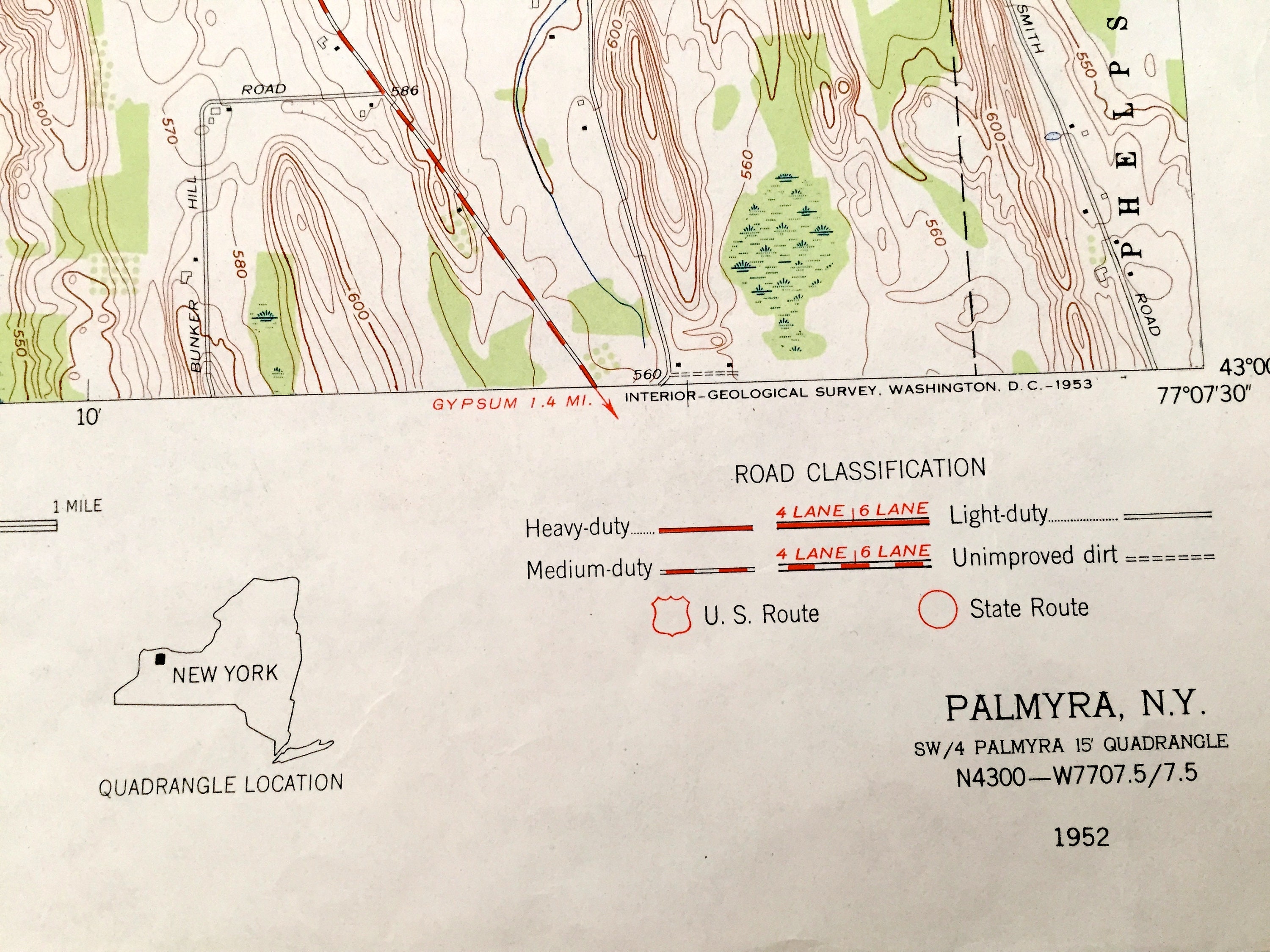 Antique Palmyra New York 1952 US - Il Fullxfull.2686627018 Phm2