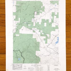 Mapa topográfico del Servicio Geológico de EE. UU. de 1986, Perú antiguo, Vermont: Área de esquí Big Bromley, Dorset, Winhall, Bondville, condado de Bennington, Vermont