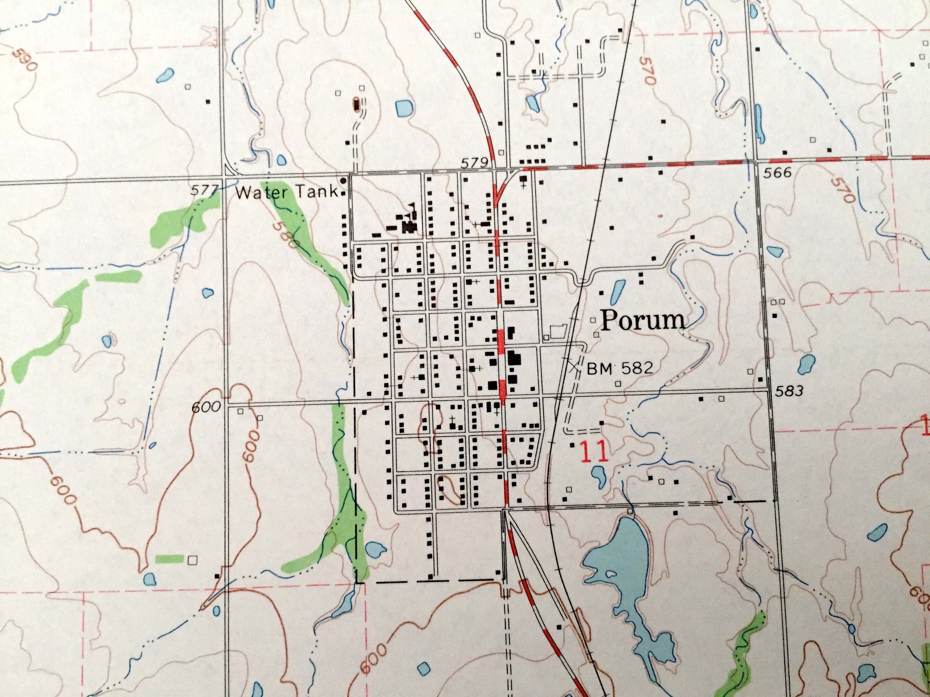 Antique Porum Oklahoma 1963 US Geological Survey Topographic Etsy