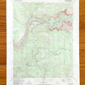 Antike Yosemite Valley, Kalifornien 1990 US Geologische Untersuchung Topographische Karte - El Capitan, Yosemite National Park, Mariposa County, CA