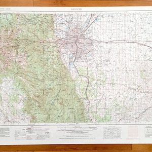Antik Denver, Colorado 1953 US 1953 - Lakewood, Aurora, Englewood, Littleton, Boulder, Brighton, Northglen CO