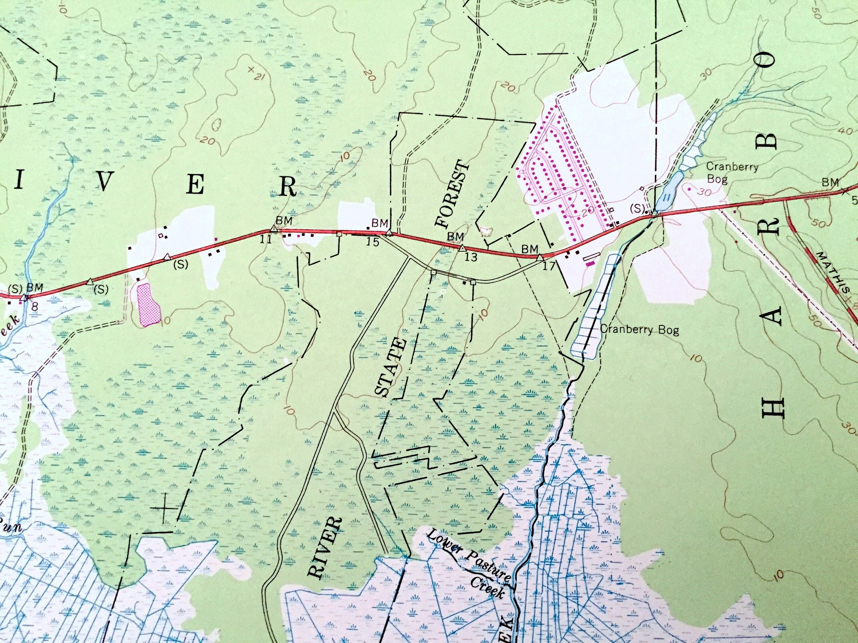 Antique New Gretna New Jersey 1951 US Geological Survey Etsy UK
