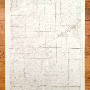 Antiker Tinley Park, Illinois 1929 US-Amerikanisches Stadtgebiet- Stadtplan - Chicago Vororte, Orland, Bremen, Rich, Frankfort, Goeselville, IL