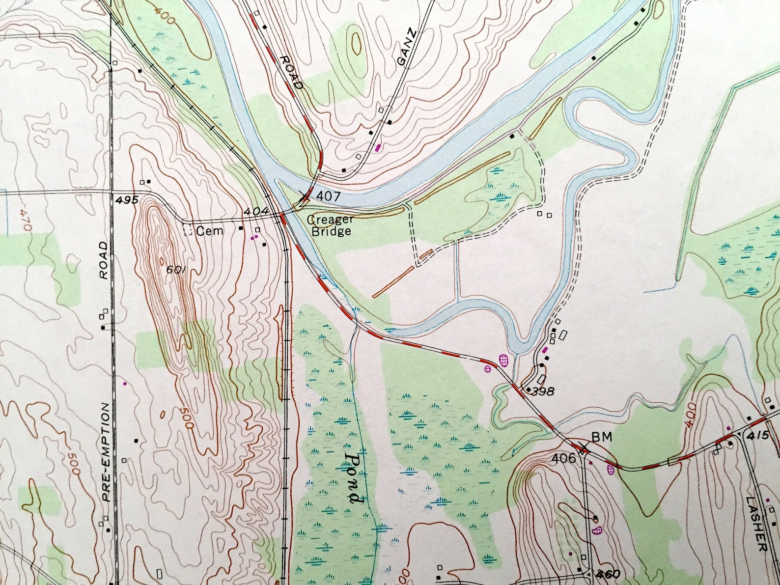 Antique Lyons New York 1952 US Geological Survey Topographic Etsy