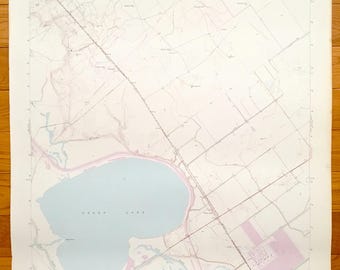 West Point Lake Map from Etsy